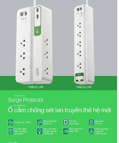 Banner ổ cắm chống sét lan truyền Schneider