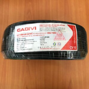 Dây cáp điện Cadivi CV 6.0 chính hãng