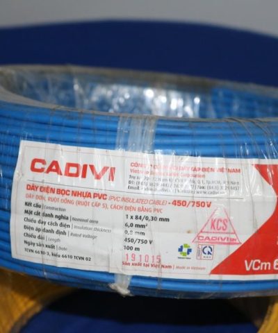 Dây điện Cadivi đơn mềm VCm 6.0