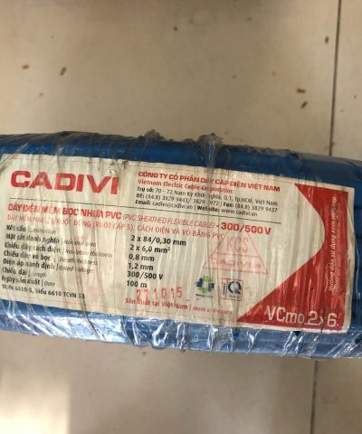 Dây điện Cadivi Ovan 2x6