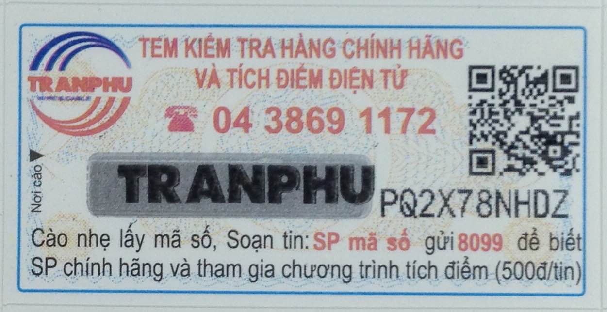 Dây điện Trần Phú chính hãng