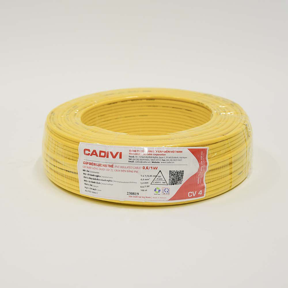 Dây cáp điện Cadivi cách điện an toàn